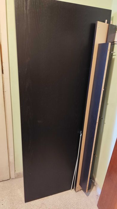 Бюро с допълнителен подвижен плот (ъгъл) 150x65см, венге