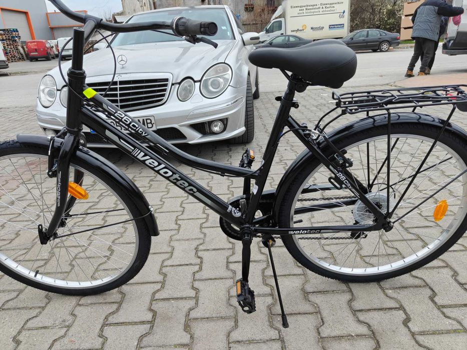 PA Алуминиев велосипед 26" Velotec CITY черен