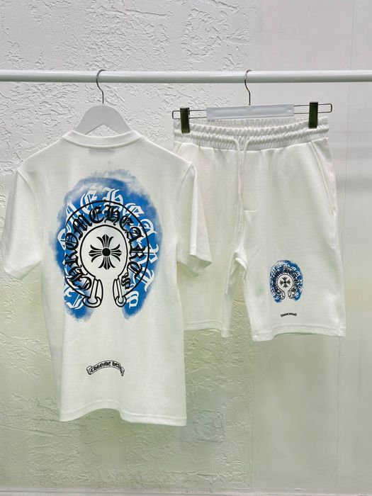 Ново! Sp5der / Chrome Hearts / Essentials / Corteiz / Trapstar / Syna World / Nike Летни Екипи Тениска с къси панталони комплекта лято 2026