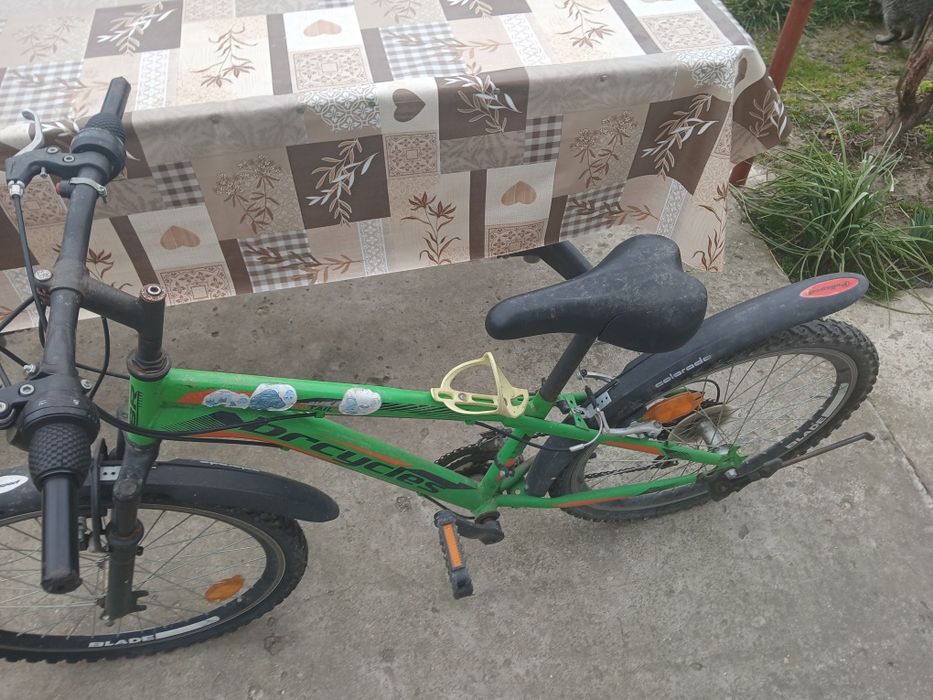 Bicicletă verde 550 lei