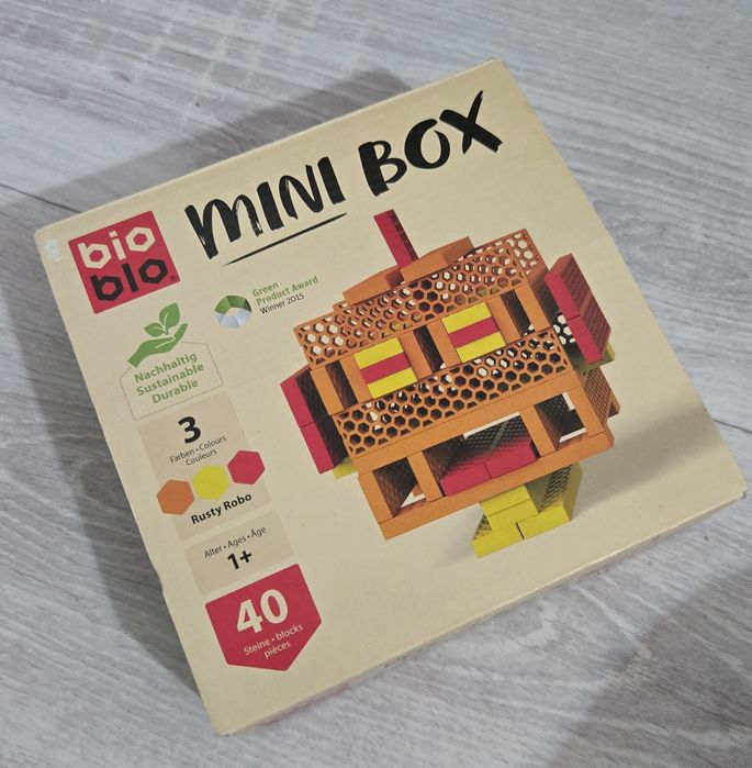 Развивающий эко-конструктор Bioblo Mini Box