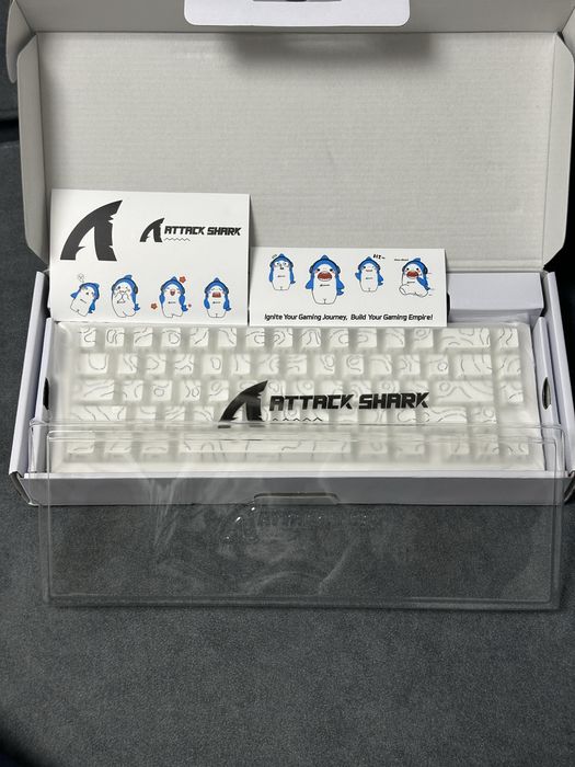 Продам клавиатуру attack shark x68he новый
