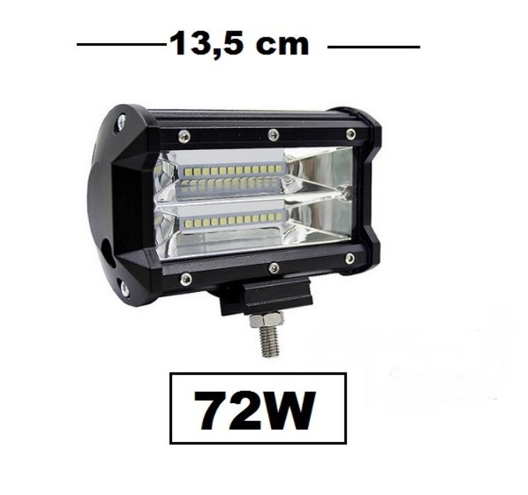 ХАЛОГЕН -LED BAR  72W (1бр.) 13.5см Мотор Камион Бус АТВ Лодки и други
