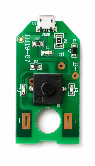 Плата управления / контроллер питания HT19-67 с Micro-USB и кнопкой