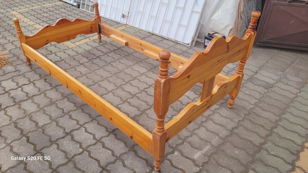 Легло единично от дърво чам два броя