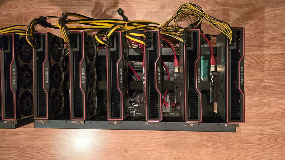 Mining Rig / Майнинг Риг 1.840GHs ETH/25GHs Kaspa AMD Radeon RX 6800XT