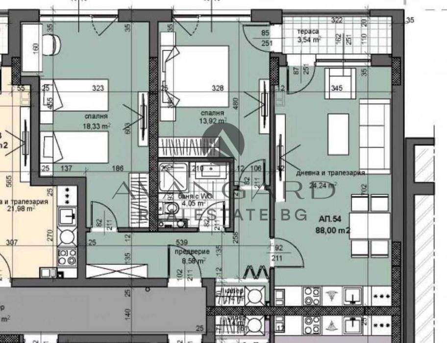 Продава се Тристаен апартамент в Пловдив, Тракия - 102 кв.м за 1446 €/кв.м - Снимка #12