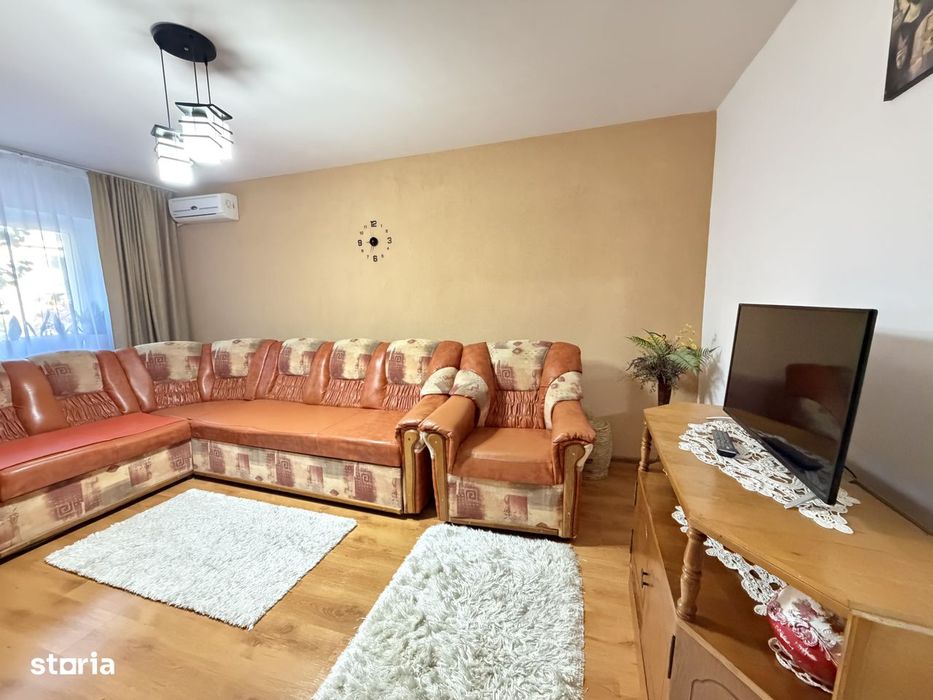 Apartament 2 camere Mioveni, et1, 2 balcoane, 57 mp, mobilat utilat
