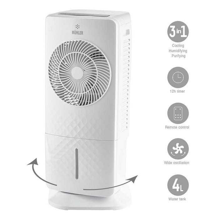 Мобилен охладител 3в1 Muhler MC-5055RC – Като НОВ (използван 2 пъти)