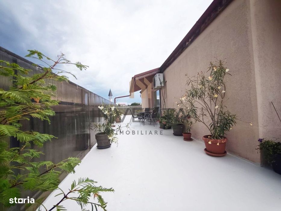 Apartament 4 camere 92 mp utili cu terasa 105 mp,parcare, Intre Lacuri