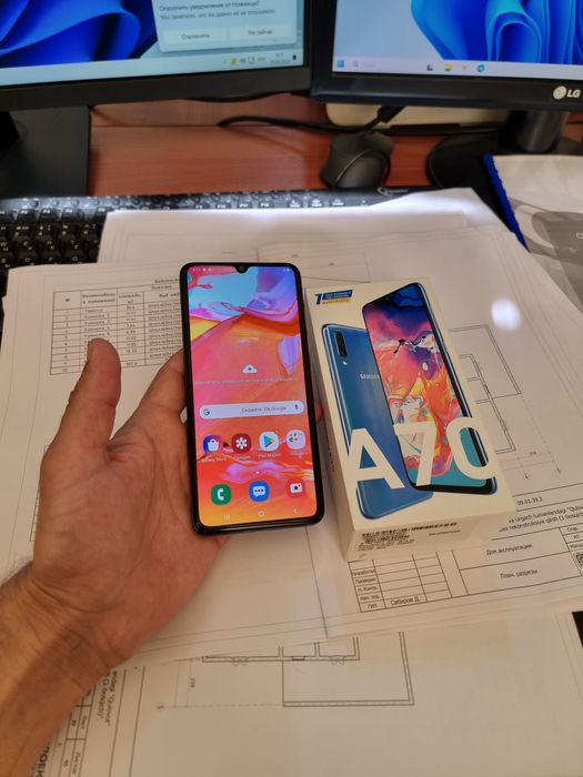 Samsung A70 128gb iwlawi zur aybi yuq tozza telefon