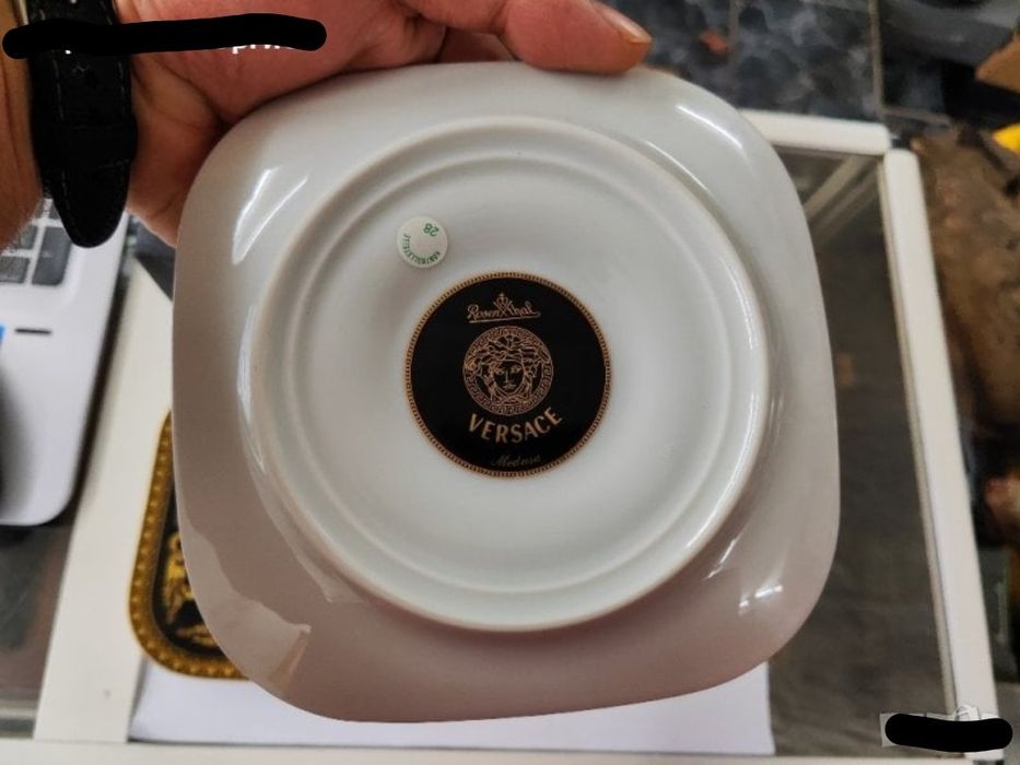 Порцелан Чинии за чаши Versace Rosenthal два броя