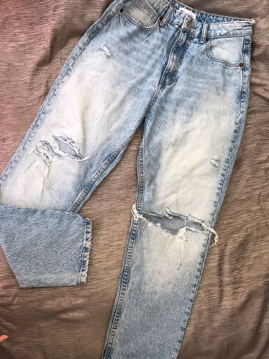 джинсы рванки Zara