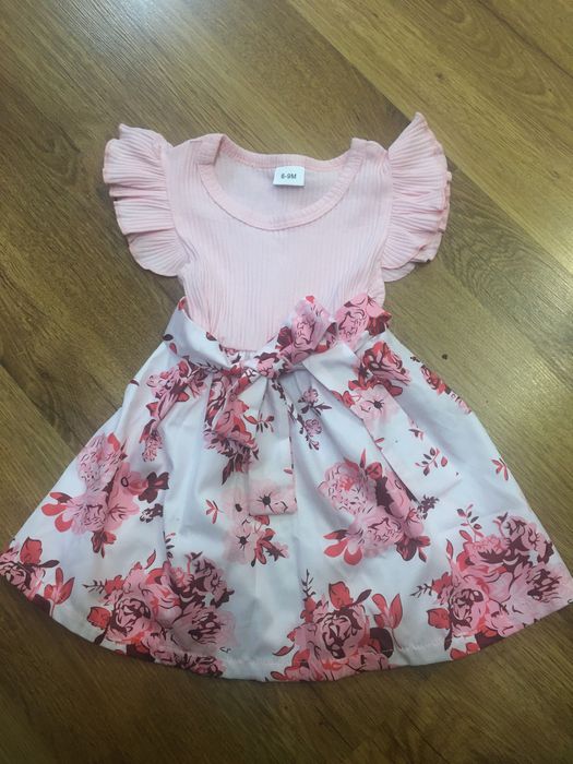 Красива  лятна рокля за бебе 6-9 м.