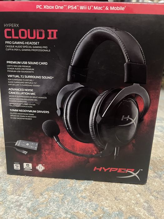 Наушники игровые HyperX cloud 2