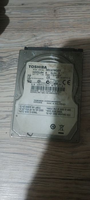 Продам жёсткий диск на 320 Гб и оперативная память на 2гб