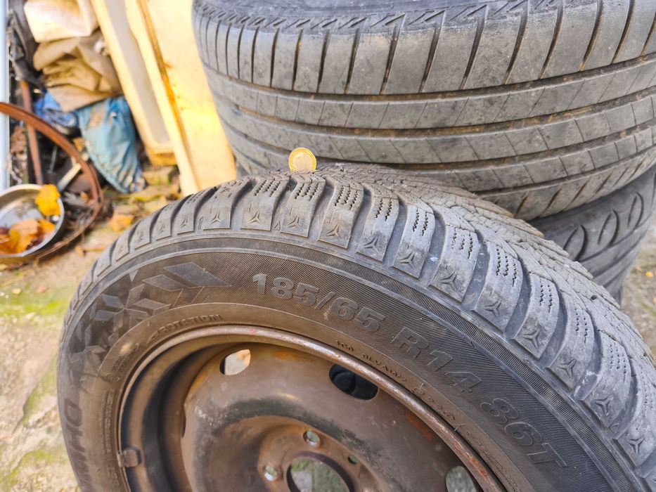 Гуми с джанти KUMHO - летни/зимни 14" (14-ки)