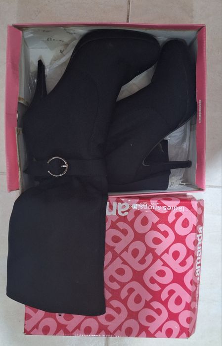 Botine negre elegante