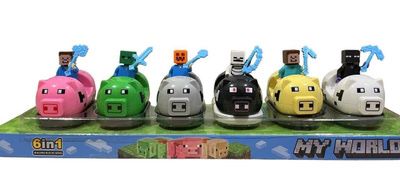 Голям комплект фигурки Майнкрафт, 6 броя фигурки Minecraft