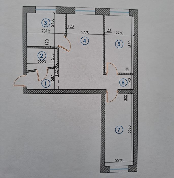 продам 3 к.кв. иманова 34