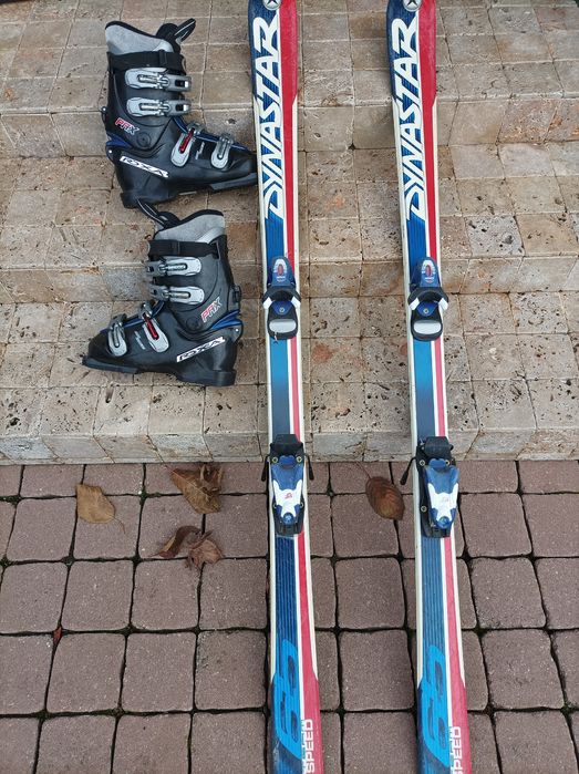 Set Schiuri Dynastar și Clăpari Roxa pt copii mărimea 34-40