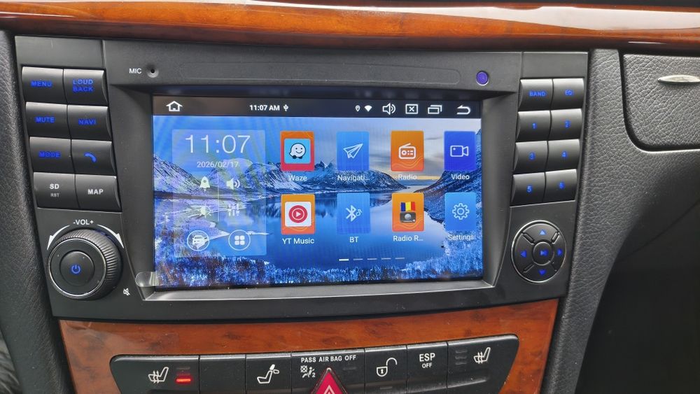 Navigatie Android Mercedes E Class W211