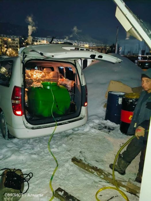 Подвезём бензин дизельное топливо в ёмкости до 500л по г.Алматы,БАКАД