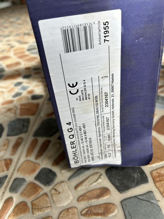 Sarma sudura Bohler 15kg 1.2mm Made germany