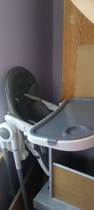 Детский стул для кормления ILovi Light серый