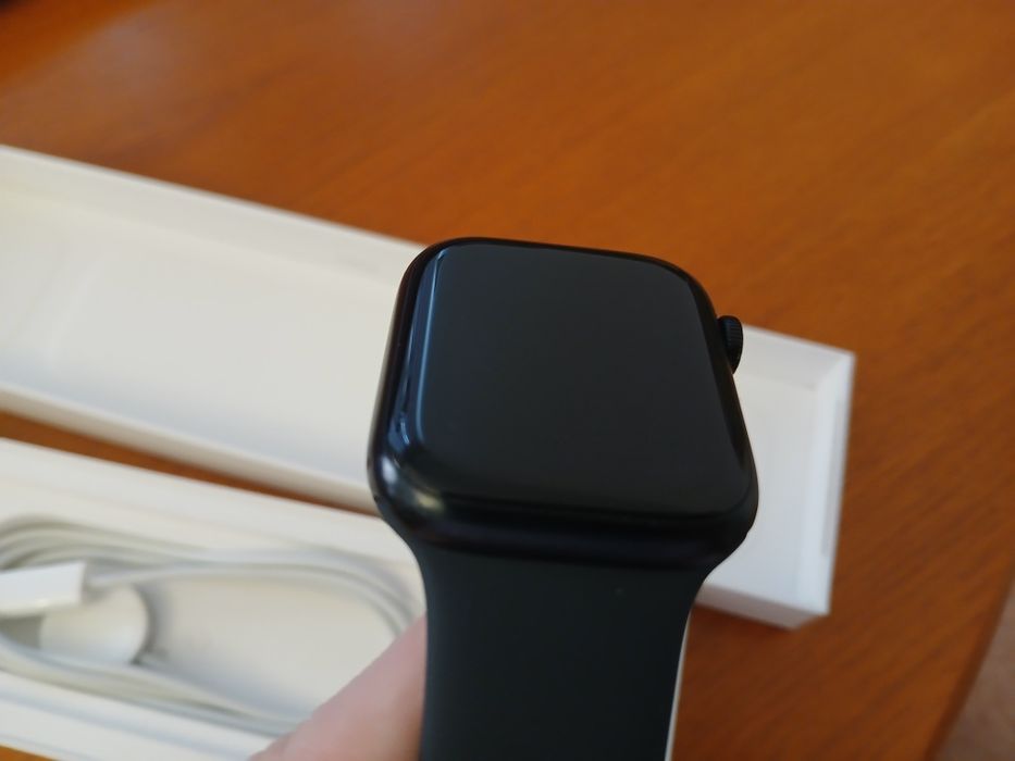 Apple Watch 7 45mm Impecabil la cutie Midnight Black