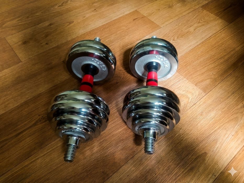 Гантели 30 кг. ( 15кг.+15кг.)