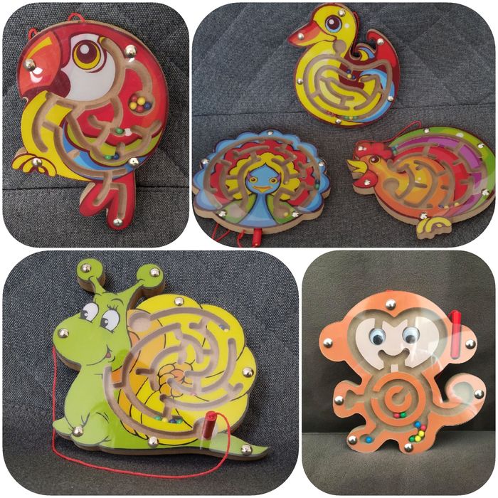 Дървени пъзели и лабиринти