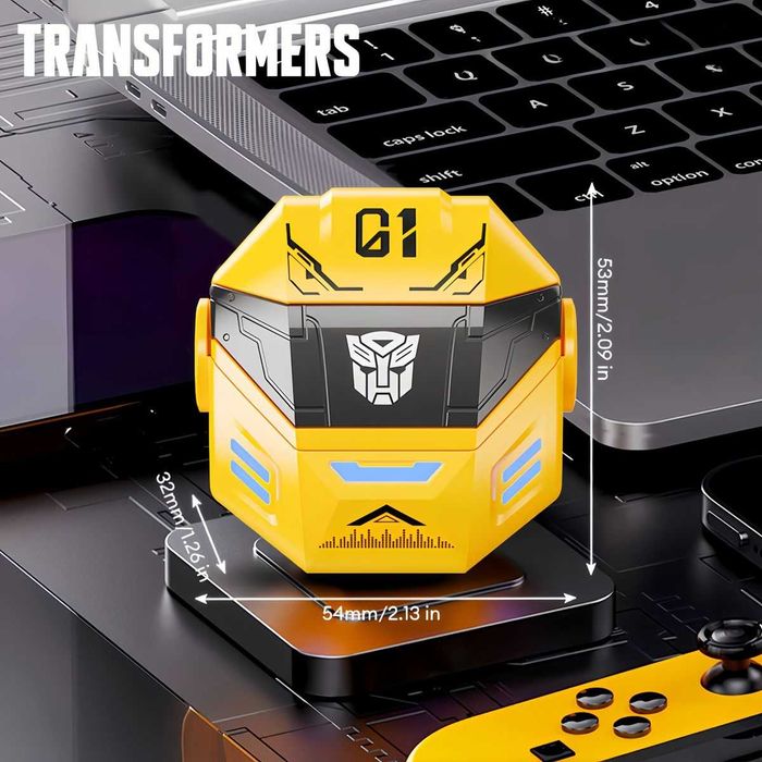 Bluetooth слушалки-тапи Transformers TF-T36 Bumblebee ОРИГИНАЛНИ НОВИ!