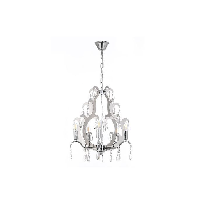 Lustra / Candelabru cu cristale elegant 4 brate stil clasic