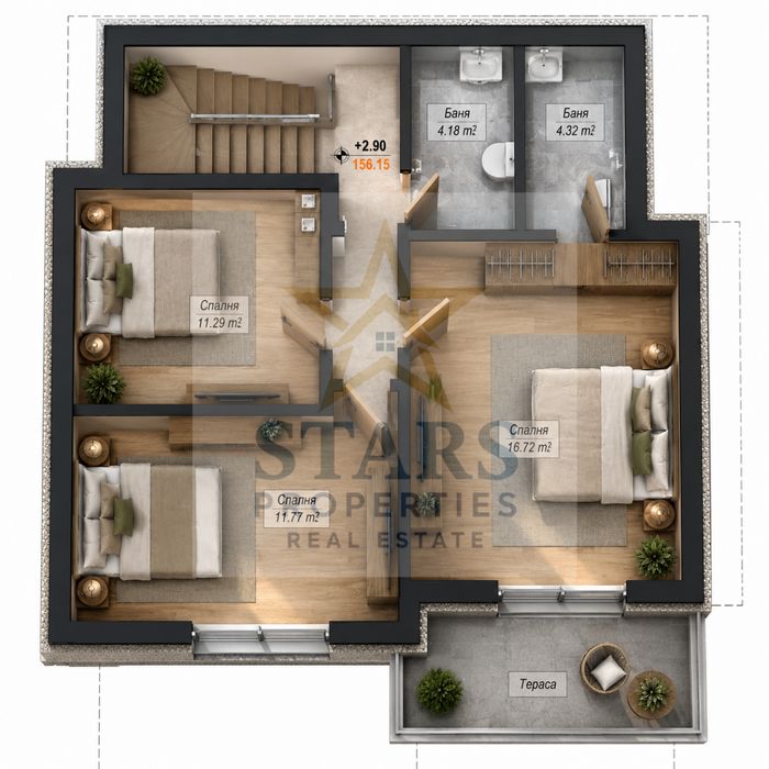 Продава се Къща в Варна, м-т Сълзица - 147 кв.м за 2041 €/кв.м - Снимка #7