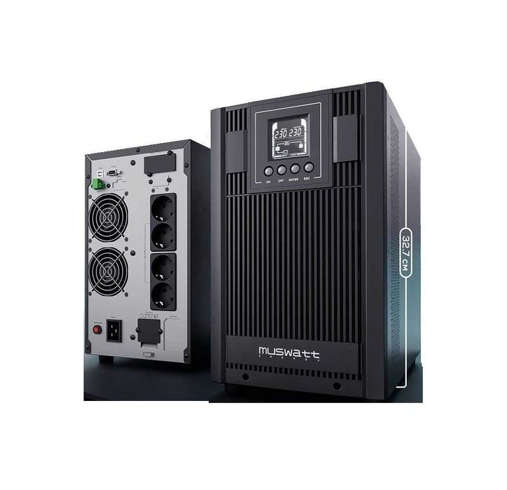 ; UPS MUSWATT ENERGY ONLINE 3000va 3000 ba, 2700 Вт