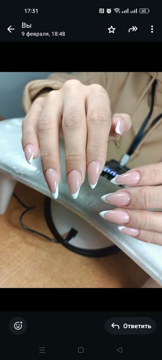 Наращивание ресниц и ногтей