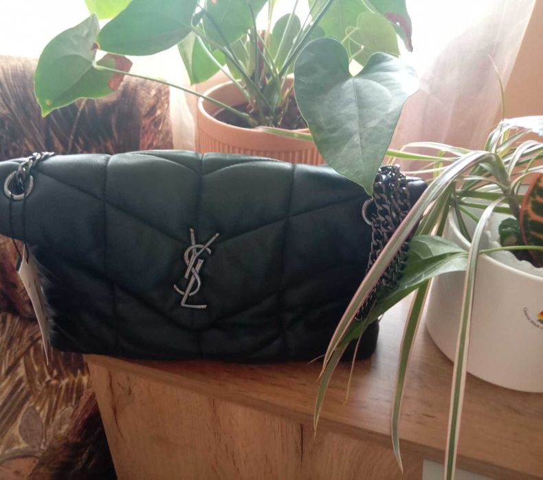 Дамска чанта YSL от естествена кожа