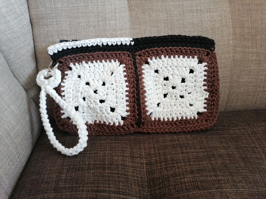 Дамско портмоне двуцветно