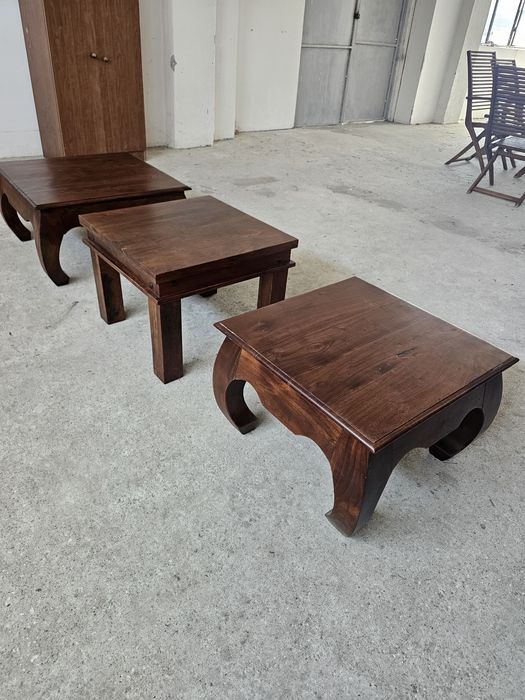 Разпродажба-Ликвидация на холни маси внос от остров Бали тиково дърво