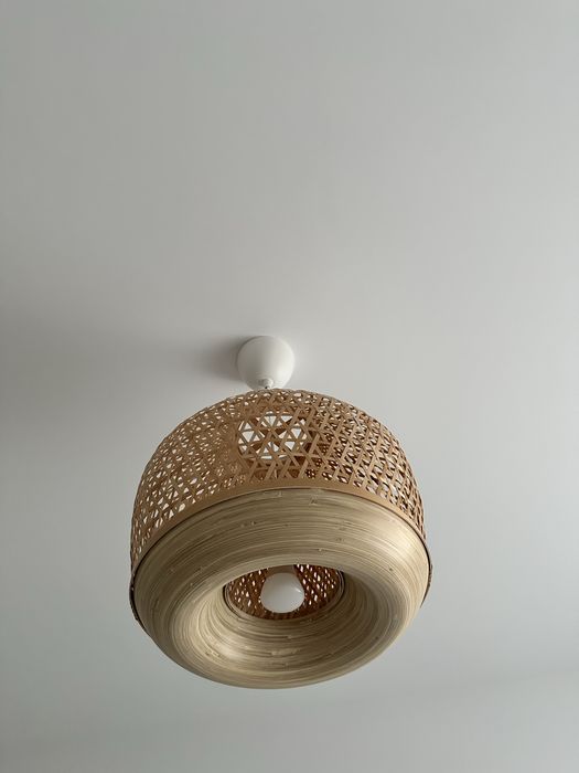 Lustră bambus / ratan stil boho – design modern
