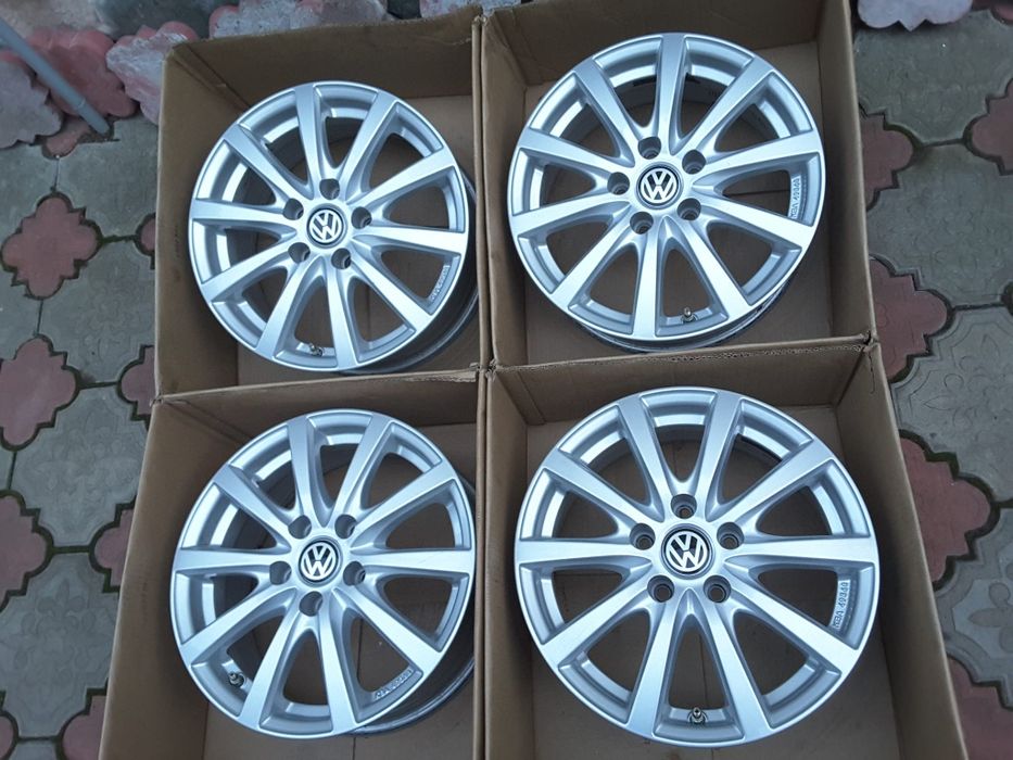 jante aliaj 16; 5x112; Vw Passat b5, b6, b7, b8, Golf 5, 6, 7, Caddy