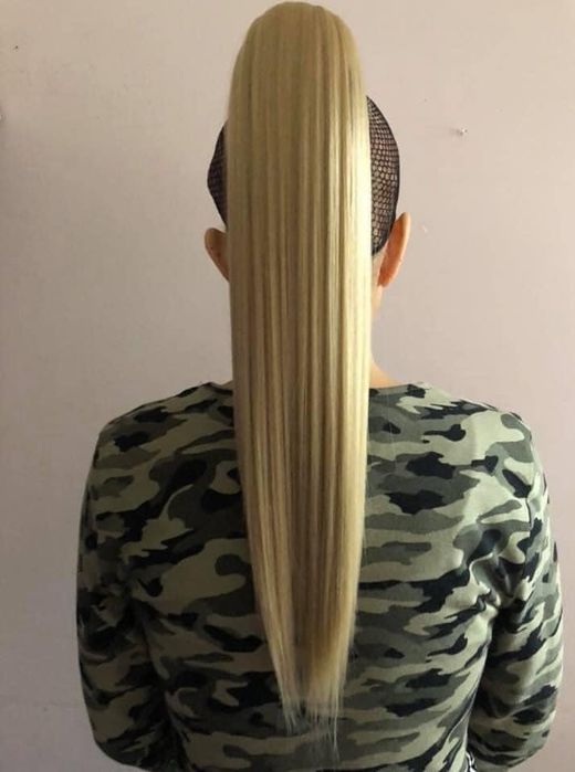 15 ЛЕВА ! Екстеншън конска опашка .
Дължината е 60 см.  100 грама .