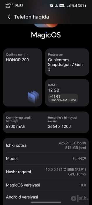 Honor 200 512 gb