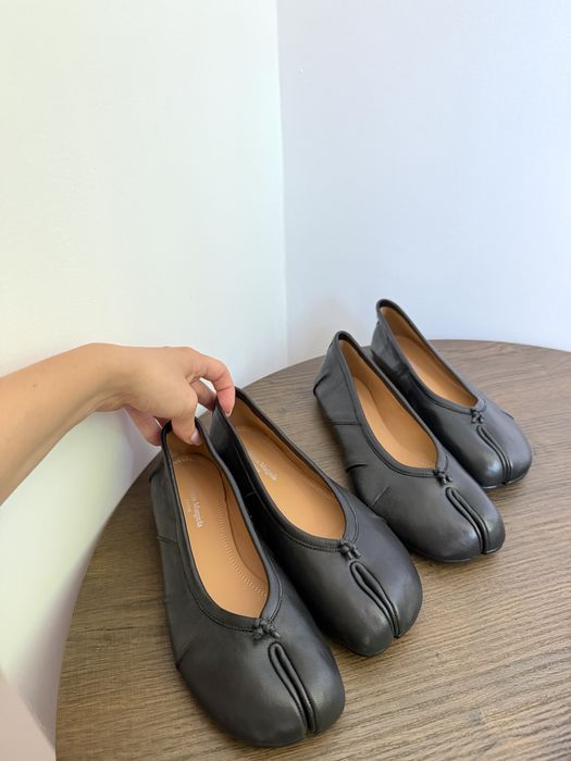 Maison Margiela tabi flats balerini din piele naturala