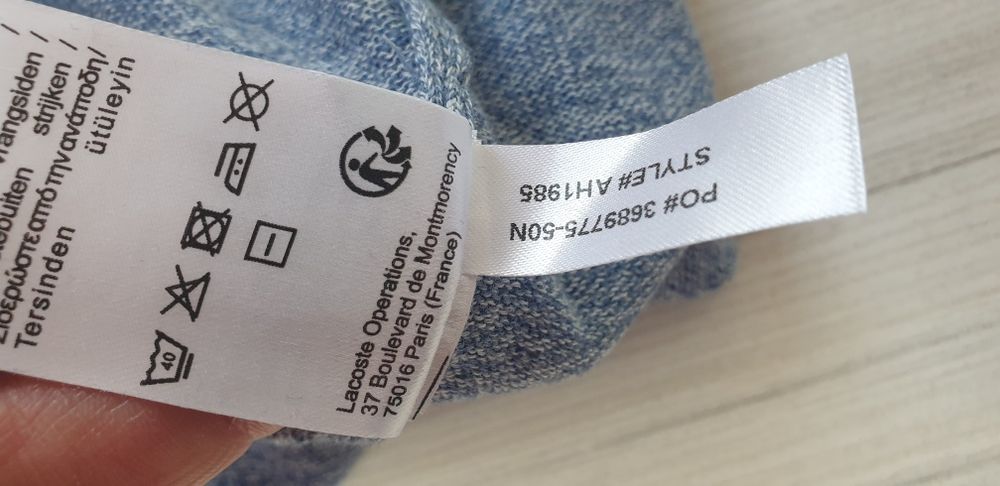 Lacoste Cotton / Knit  7 - 2XL НОВО! ОРИГИНАЛ! Мъжки Памучен Пуловер!