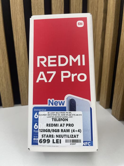 REDMI A7 PRO DESIGILAT NEACTIVAT 128gb / 8gb ram # 63287