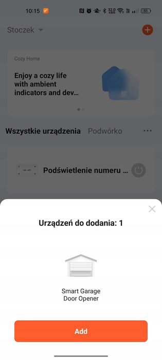 Смарт WiFi контролер за гаражна врата и порта Tuya Smart Life с датчик