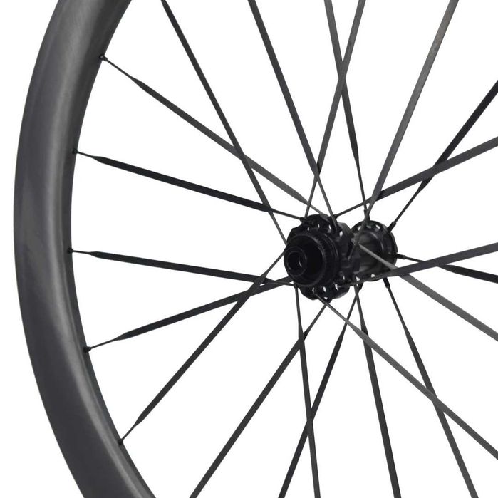 Шоссейные Карбоновые Колеса С Карбоновыми Спицами