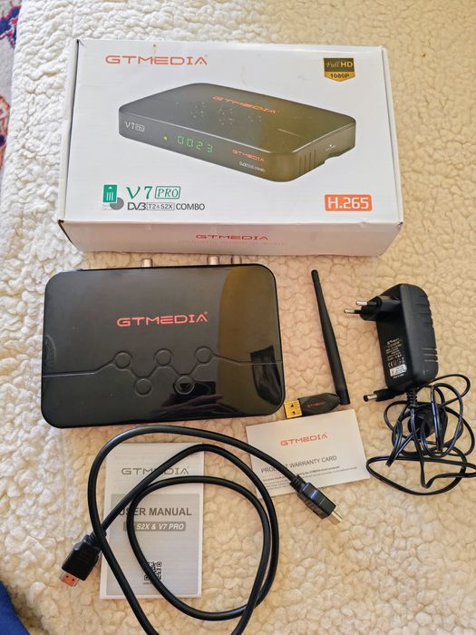 Receiver digital antenă satelit GTMEDIA V7 PRO DVB Combo